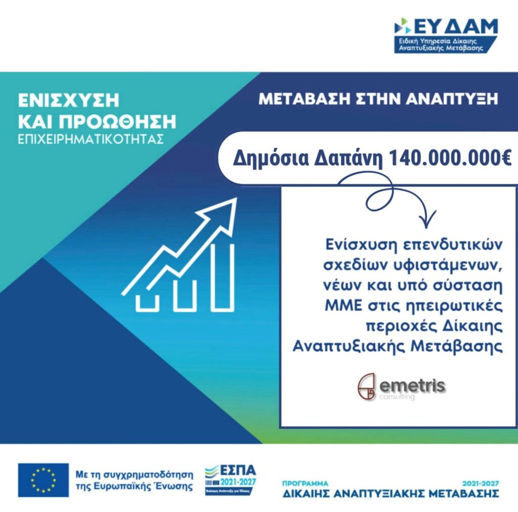 ΕΥΔΑΜ 2021-2027: Παράταση υποβολής αιτήσεων έως 16/11/2026 για τις δράσεις του ΕΥΔΑΜ